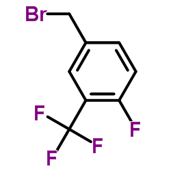 4-氟-3-(三氟甲基)溴苄结构式