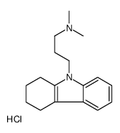 dimethyl-[3-(1,2,3,4-tetrahydrocarbazol-9-yl)propyl]azanium,chloride结构式
