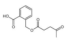 2-(4-oxopentanoyloxymethyl)benzoic acid结构式