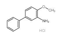 4-甲氧基-3-联苯胺盐酸盐结构式
