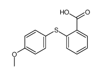 2-(4-methoxyphenyl)sulfanylbenzoic acid结构式