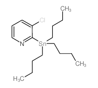 3-氯-2-(三丁基锡烷基)吡啶结构式