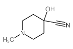 4-hydroxy-1-methyl-piperidine-4-carbonitrile Structure