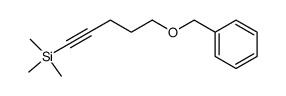 1-benzyloxy-5-trimethylsilyl-4-pentyne Structure