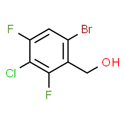 6-Bromo-3-chloro-2,4-difluorobenzyl alcohol Structure