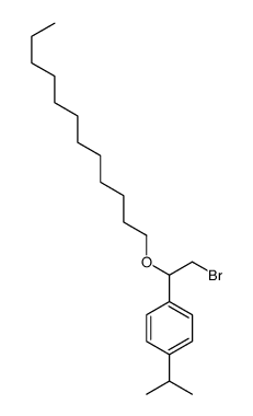 [α-(Bromomethyl)-p-isopropylbenzyl]dodecyl ether Structure