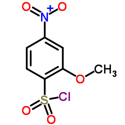 2-Methoxy-4-nitrobenzenesulfonyl chloride structure