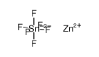 zinc hexafluoro stannate (IV) Structure