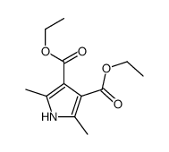 diethyl 2,5-dimethyl-1H-pyrrole-3,4-dicarboxylate结构式