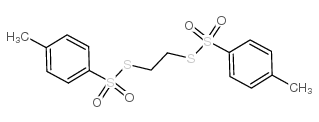 乙烯二(硫代甲苯磺酸盐)结构式