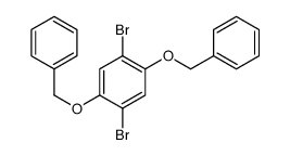 1,4-dibromo-2,5-bis(phenylmethoxy)benzene Structure