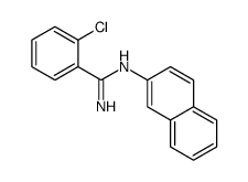 o-Chloro-N-(2-naphtyl)benzamidine结构式