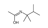 N-(2,3-dimethylbutan-2-yl)acetamide结构式