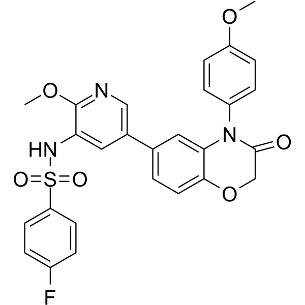 PI3K/mTOR Inhibitor-4结构式