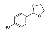 4-(1,3-dioxolan-2-yl)phenol结构式
