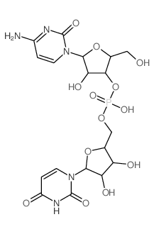 Uridine, cytidylyl-(3'®5')-结构式