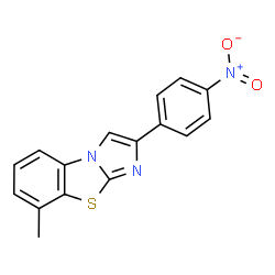 8-METHYL-2-(4-NITROPHENYL)IMIDAZO[2,1-B]BENZOTHIAZOLE Structure