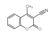 3-氰基-4-甲基香豆素结构式