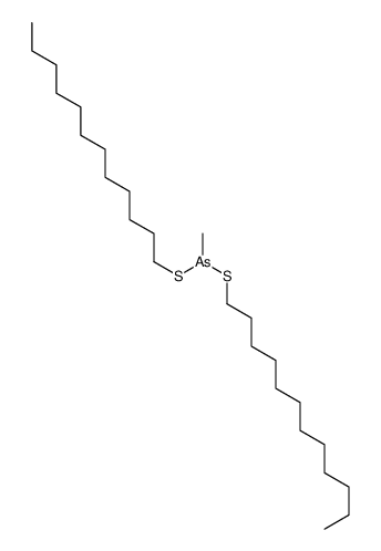 Methylarsonodithious acid didodecyl ester结构式