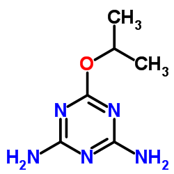 6-Isopropoxy-1,3,5-triazine-2,4-diamine Structure