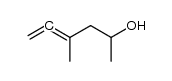 4-methyl-hexa-4,5-dien-2-ol结构式