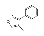 Isoxazole, 4-methyl-3-phenyl- (8CI,9CI)结构式