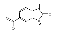 2,3-二氧代吲哚啉-5-甲酸结构式