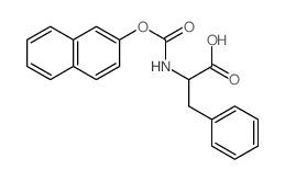 L-Phenylalanine,N-[(2-naphthalenyloxy)carbonyl]- Structure