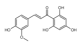 3-methoxy-4,2',4',6'-tetrahydroxychalcone Structure
