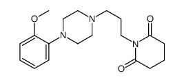 1-[3-[4-(2-methoxyphenyl)piperazin-1-yl]propyl]piperidine-2,6-dione结构式