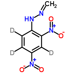 Formaldehyde [2,4-dinitro(2H3)phenyl]hydrazone Structure