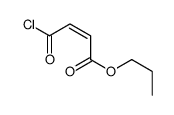 propyl 4-chloro-4-oxobut-2-enoate结构式