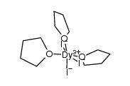 tris(tetrahydrofurane)triiodidodysprosium(III) Structure