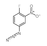 4-叠氮基-1-氟-2-硝基苯结构式