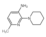 6-甲基-2-(1-哌啶基)-3-吡啶胺结构式