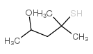 4-巯基-4-甲基-2-戊醇结构式