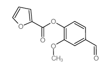 4-Formyl-2-methoxyphenyl 2-furoate结构式