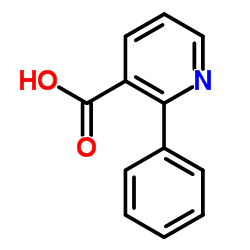 2-Phenylnicotinic acid structure