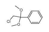 α-chloroacetophenone dimethyl acetal结构式