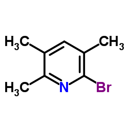 2,3,5-三甲基-6-溴吡啶结构式