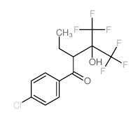 1-(4-chlorophenyl)-2-ethyl-4,4,4-trifluoro-3-hydroxy-3-(trifluoromethyl)butan-1-one Structure