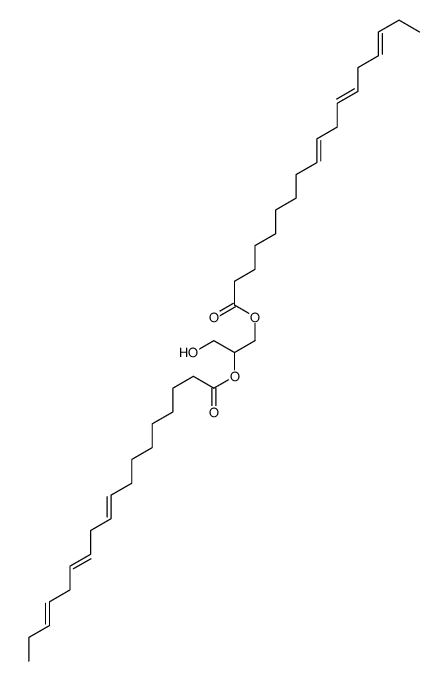 1-(hydroxymethyl)-1,2-ethanediyl bis[(9Z,12Z,15Z)-9,12,15-octadecatrienoate]结构式