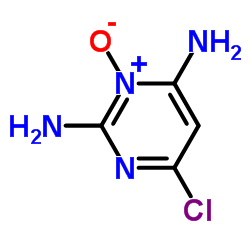 2,6-二氨基-4-氯嘧啶-1-氧化物结构式