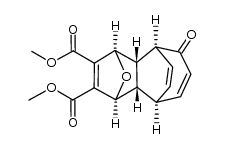 dimethyl (1S,4R,4aS,5S,9S,9aS)-6-oxo-4,4a,5,6,9,9a-hexahydro-1H-1,4-epoxy-5,9-ethenobenzo[7]annulene-2,3-dicarboxylate结构式