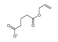5-oxo-5-prop-2-enoxypentanoate结构式