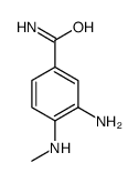 3-Amino-4-(methylamino)benzamide结构式