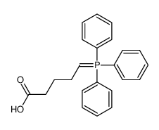 5-(triphenyl-λ5-phosphanylidene)pentanoic acid结构式