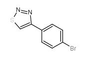 4-(4-溴苯基)-1,2,3-噻二唑结构式