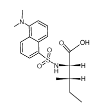 dansyl-L-isoleucine Structure