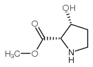 (3R)-(9CI)-3-羟基-L-脯氨酸甲酯结构式